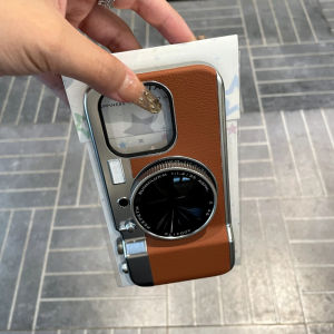 Leather Camera Cover Protective Shell for  15Promax 14NewModel 15Couple 14Pro AntiFall 13Protection for 12 11 Phones Creative