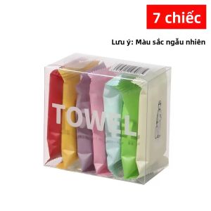 Bộ Khăn Nén Dùng Một Lần 14/7 Chiếc Khăn Tắm Cotton Dày Dặn Tiện Dụng Khi Đi Du Lịch Vệ Sinh Mặt Đóng Gói Riêng Lẻ
