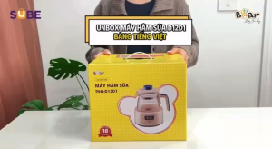 Máy Hâm Sữa Đun Nước Khử Clo Pha Sữa An Toàn Thông Minh Bear D12D1