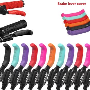 1 Pair Bicycle Brake Handle Protection Cover MTB Road Bike Brake Lever Protection Anti Slip Gel Sleeve Cycling Accessories