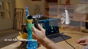 👍🏻👍🏻NERE Creality CR-Scan Ferret Pro 3D Scanner 0.1mm Anti-shake Tracking WiFi6 Wireless Scanning 24-bit 扫描仪