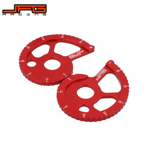 JFG RACING Motorcycle Motorbike Aluminum Chain Adjuster Regulator Kit For HONDA XR200 CRF150F CRF230F CRF230L CRM250 XLR250R XR250R XR 250L XR400R XR600R motocross accessories