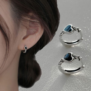 กลมรูปหัวใจ สีเงินบิด สีดำ ผู้หญิง ผู้ชาย ผู้สูง ปาร์ตี้ สูงสำหรับผู้พัฒนาเครื่องประดับอัญมณีปาร์ตี้สูง