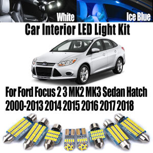 Canbus Car Reading Bulbs Kit For Ford Focus 2 3 MK2 MK3 Sedan Hatch 2000-2017 2018 No Error LED Interior Map Dome Trunk Light