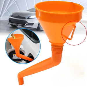 Refueling Funnel with Filter Motorcycle Refuel Gasoline Engine Oil Funnel Moto Car Long Mouth Funnels Car Repair Filling Tools