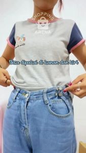 Pengecil Celana Pinggang Jeans Levis SEPASANG GOLD SILVER Kait Waist Pengait Slimmer Slim Adjustable Tools Mengecilkan Mengatur Trouser Trousers Alat Perlengkapan Pants Accessories Aksesoris Murah DIY Jean Kancing Pengecil Shopping Arena Malang