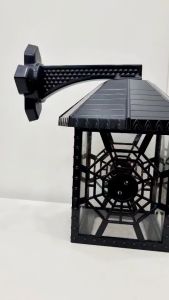 โคมผนังคว่ำ 8 ทิศ ดำ (5-W-1253)