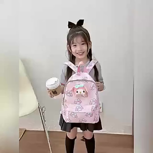 Ransel Sekolah Anak Cewek TK SD / Tas Backpack Motif Boneka Sanrio
