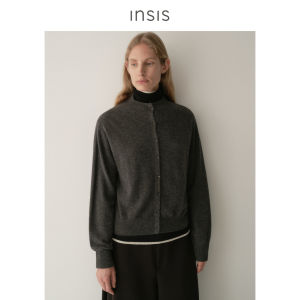 INSIS FEMME | Festive Series Merino Wool Volcano Collar Cocoon Knitted Cardigan