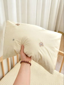 ANYOUBI | Cotton Buckwheat Baby Pillow Breathable Removable Cover
