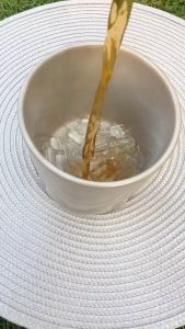 แก้วน้ำดื่ม ทรงกระถาง 900ml หายากใส่เครื่องดื่ม สไตล์มินิมอล