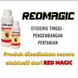 New Red Magic Pembasmi Gulma Herbicides - Pesticides Biologis Terlaris Beli 3 Gratis 1 Botol