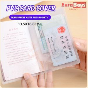 E.B. Card Cover PVC IC Card Cover License Card Cover Bank Card Cover  Transparent matte anti-magnetic ID