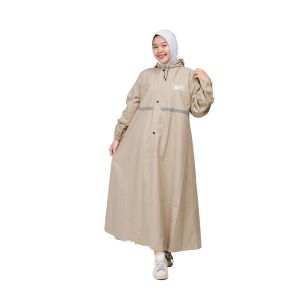 Jas Hujan Gamis Muslimah Jas Hujan Jumbo Gamis Bahan PVC 0.25