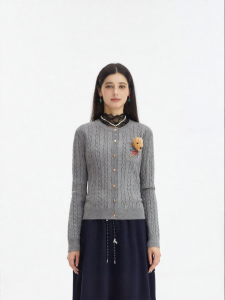 Cute Bear Head Stylish Matching Sweater