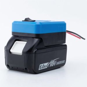 1pcs DIY Adapter Converter Base For Makita /DeWalt/Milwaukee 18V Lithium Battery With Switch 14AWG Silicone Wire for Rc Car Use
