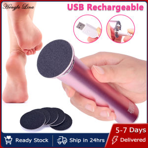 Hengfa Lina Electric Pedicure Foot Care Tool Files Pedicure Callus Remover USB Cable Sawing File For Feet Dead Skin Callus Peel Remover