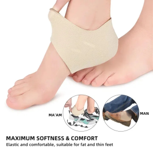 DIDI ปลอกเจลซิลิโคนรองส้นเท้า ลดปวดส้นเท้า รุ่นหนาพิเศษ 0.3 ซม สำหรับลดปวดรองช้ำ ปวดส้นเท้า การยืนนาน เดินนาน ถนอมส้นเท้า 1 คู่ พร้อมส่ง