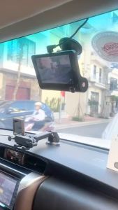 3-Meet Lens Car DVR Dashcam with 32G MicroSD Card Full HD 1080P Built-in Battery Car Navigation Interface Plug Type EU/US/UK