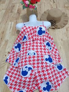 bộ vải lụa 3 tầng mặc nhà dễ thuong