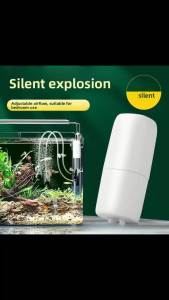 Aquarium USB Oxygen Air Pump Fish Tank Portable Dual-hole Silent Air Compressor Aerator Mini Adjustable Air Volume Accessories