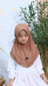 Hijab Anak Khalisa serut // Saba hijab // Saba kids // Jilbab anak // Hijab Jersey