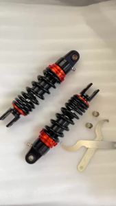 235MM Motorcycle Nitrogen Rear Suspension Shock Absorber Spring Replacement Kit for Yamaha 50CC JOG90 JOG50ZR50 General-purpose