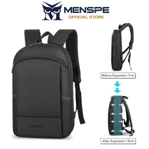 MENSPE Men Backpack Business Laptop Backpack Expandable Large Capacity Travel Backpack Men 15.6inch Laptop Backpack Anti-theft Multi-function Backpack