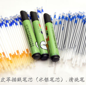 แท่นเขียนสีเงิน หนังวัวทำมือ ดูดซับน้ำได้ แท่นเขียนแบบ DIY สำหรับตัดเย็บ แท่นเขียนแบบลบได้ แท่นเขียนแบบล้างได้