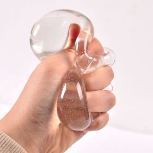 Clear Maltose Syrup Ball Slow Rebound Fidgeting Adult Kids Toys Stress Relief Stress Resistant Ball Squeeze Gift Reliever