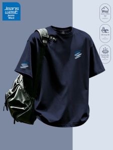 Jeanswest | Áo Thun Tay Ngắn Dáng Rộng Phong Cách Mỹ Cho Mùa Hè Nam/Thanh Thiếu Niên