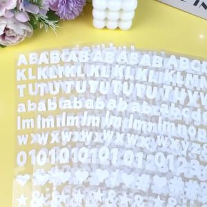 12 Sheets/1200Pcs Vinyl Iron On Letters for Clothing 0.75 Inch Heat Transfer Letters with A-Z Heat Press Alphabet Stickers