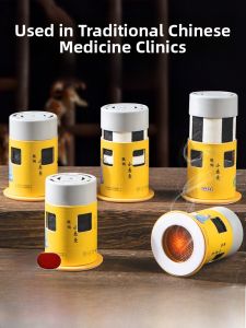 Portable No Smoke Moxibustion Box Home Use Travel Size Moxa Cylindrical Mugwort Stick Aromatherapy Device for Children