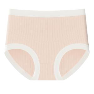 MiiOW | กางเกงชั้นในสตรีตั้งครรภ์เอวสูงทรงสามเหลี่ยมผ้าฝ้ายแท้ กางเกงขาสั้นป้องกันแบคทีเรียสำหรับช่วงต้นครรภ์และช่วงท้องโตขึ้น