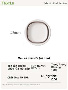 FaSoLa | Chậu Gấp Di Động Du Lịch