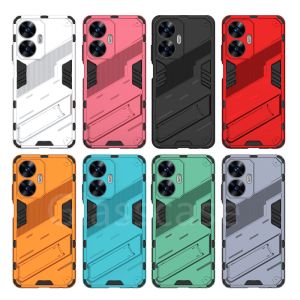 เคสสำหรับ Realme 12 Pro Plus 12 + 12Pro + 12X Realme12Pro + 12Pro + Realme12 + Realme12 Realme12X 5G กันกระแทกตัวยึดขาตั้งยึดเคสโทรศัพท์ป้องกันเลนส์กล้องตัวยึดเคสแข็งด้านหลัง