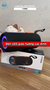 ( HÀNG NHẬP ) Loa Nghe Nhạc Kết Nối Bluetooth P PRO 6 Âm Thanh Cộng Hưởng Đèn Led Đa Chế Độ Có CỔNG USB Thẻ Nhớ AUX