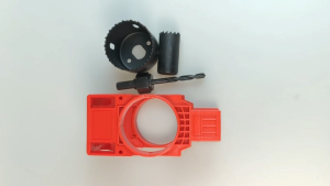 Door Lock Installation Kit Red Hole Saw Door Knob Installation Kit Easy Install Easy to Use