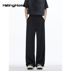 HetingHOME | Quần dài ống đứng rộng rãi mùa hè cho nam Hetinghome Quần dài thường ngày phong cách đường phố quần dài thẳng cạp cao