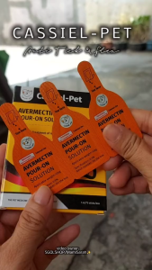 1ml Cassiel Pet Tick Flea Pour On Solution Drops Dog Cat Kitten Puppy All Stages Skin Protection