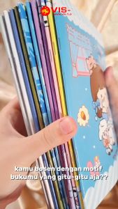 VIS-1 - Buku Tulis Luxury 32 Bergaris / Ukuran Quarto / 1pack 10pcs