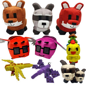 Hot-bán "Grow một khu vườn" Đồ chơi nhồi bông-vườn trồng Gấu trúc cáo đỏ và búp bê động vật Nâu F