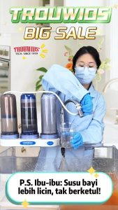 TROUWIDS Water Purifier Filter 3 Stages Water Filter Purifier For Home