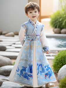 Boys Hanfu Traditional Chinese Costume Elegant Ancient Style Performance Clothes Autumn Fashionable Childrens Tang Suit