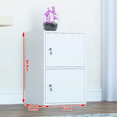 Lockable Door Simple Modern Storage Cabinet Nordic Style