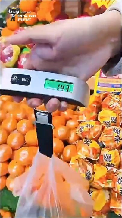 50KG/110LB]Portable Scale Electronic Digital Luggage Scale For Travel Weighing Hanging Scales I4362712381