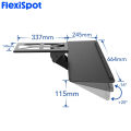 FlexiSpot KT1 Adjustable Keyboard Tray Ergonomic Design Standard Under Desk Sturdy Platform with Rubber Wrist Rest. 