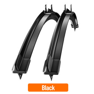 For Volkswagen VW Arteon 2017-2023 2018 2019 2020 2021 2pcs Front Windshield Wiper Blades Windscreen Wipers Carbon Fibre & Black