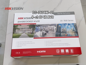 Hikvision NVR DS-7604NI-Q1/4P 4CH With 4Port POE 4K NVR  Network Video Recorder For IP Camera