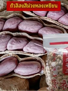 Longyan Purple Clothing Peanut Four-Grain Red with Shell Cooked Instant Purple Skin Spiced Wet Roasted Authentic Fujian Liancheng Specialty Snacks